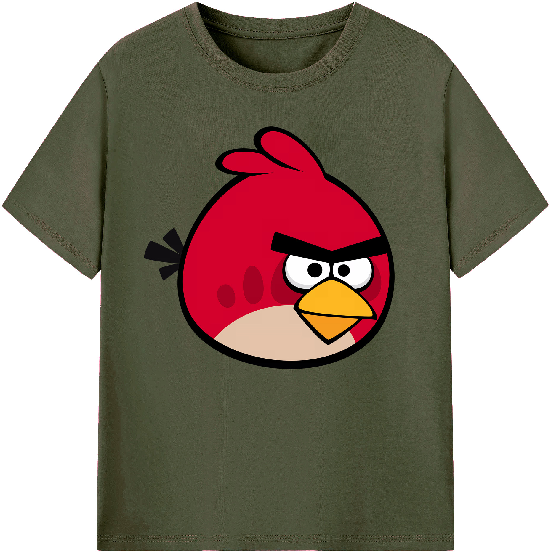 （画像用） Angry Birds アングリーバード 綿100％ メンズ半袖Tシャツ｜肌触りやわらか＆通気性